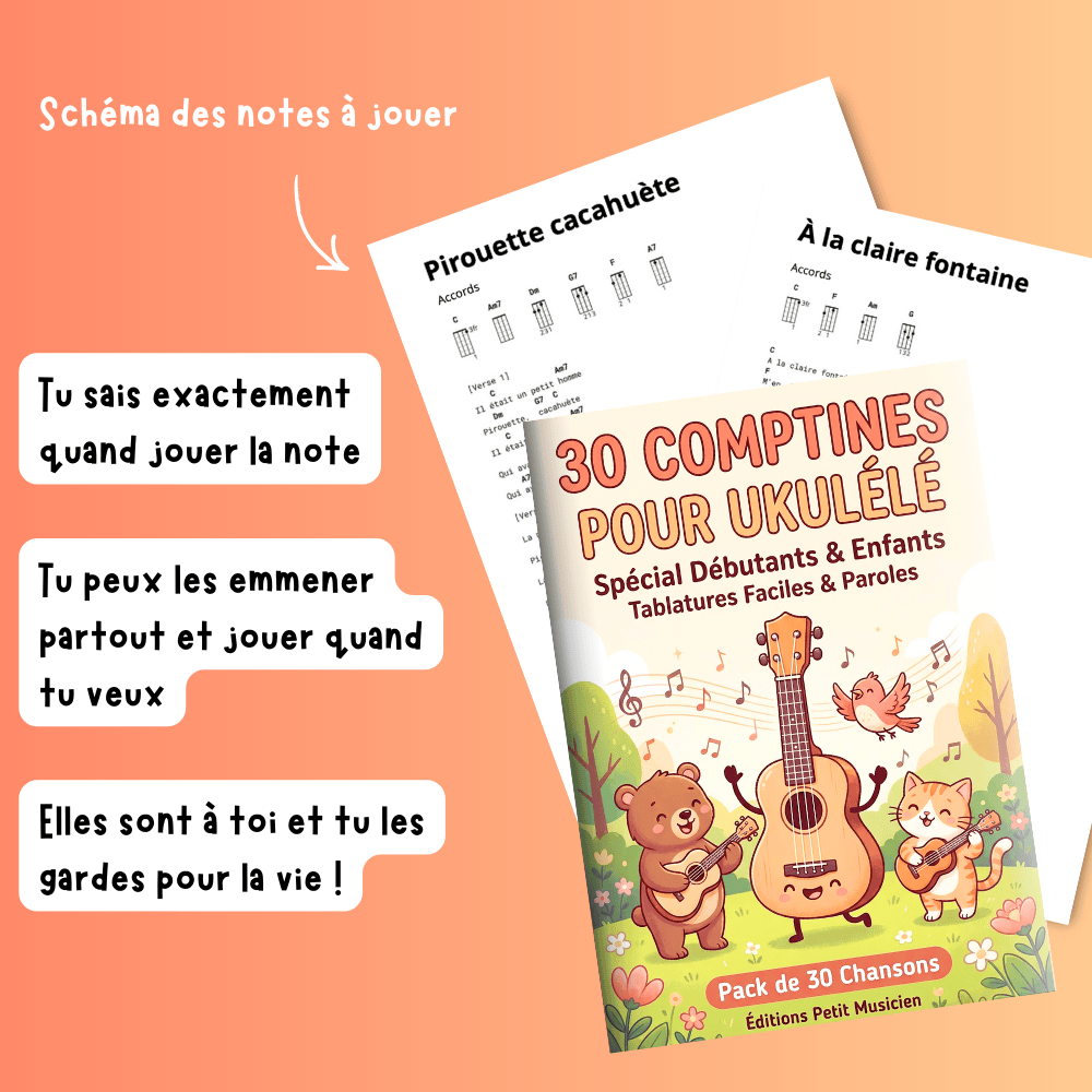 30 comptines au Ukulélé
