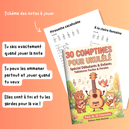 30 comptines au Ukulélé